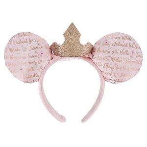 Disney Parks Princess Tiara Minnie Mouse Ears Headband